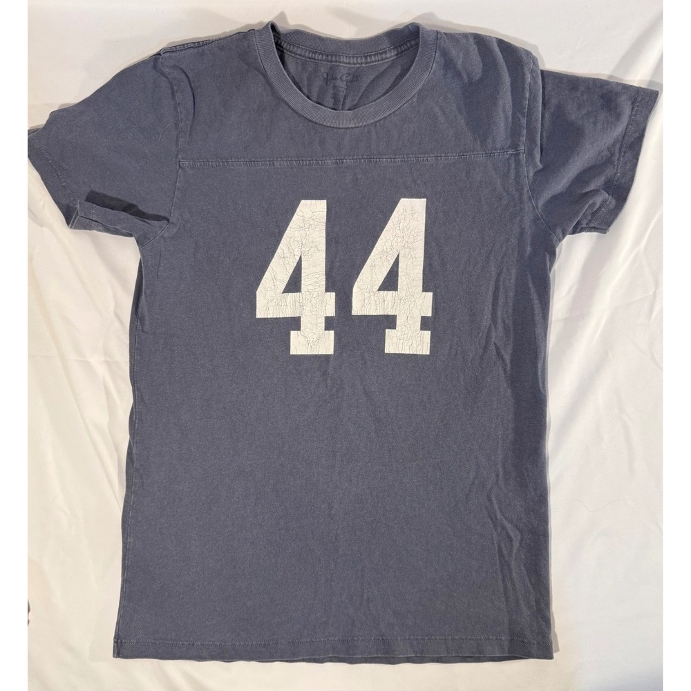 John Galt Brandy Melville Navy Blue Graphic 44 T-Shirt One Size Athletic Tee